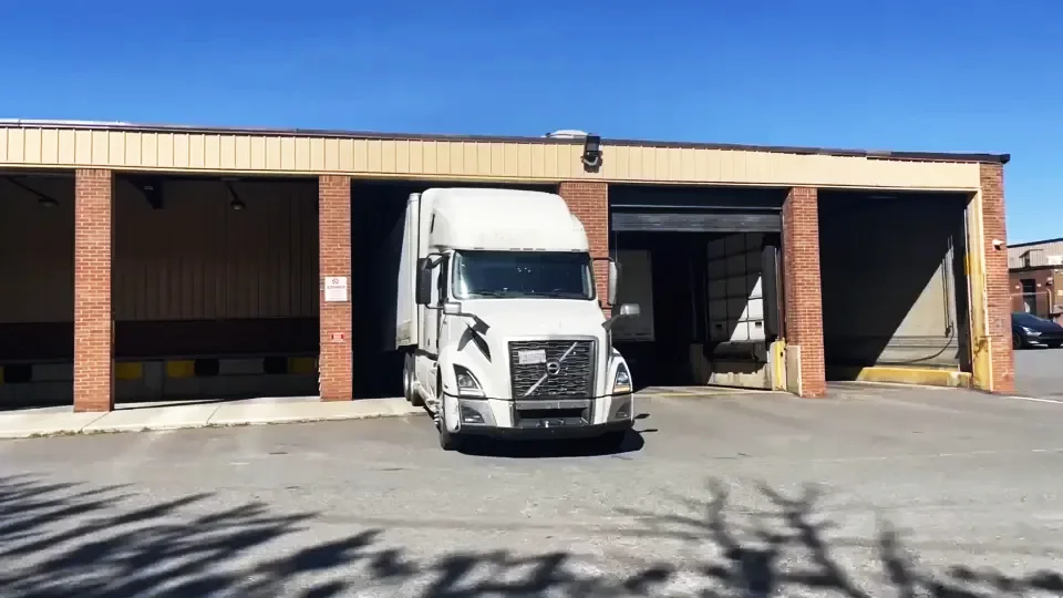 A truck supporting local movement of goods in the United States