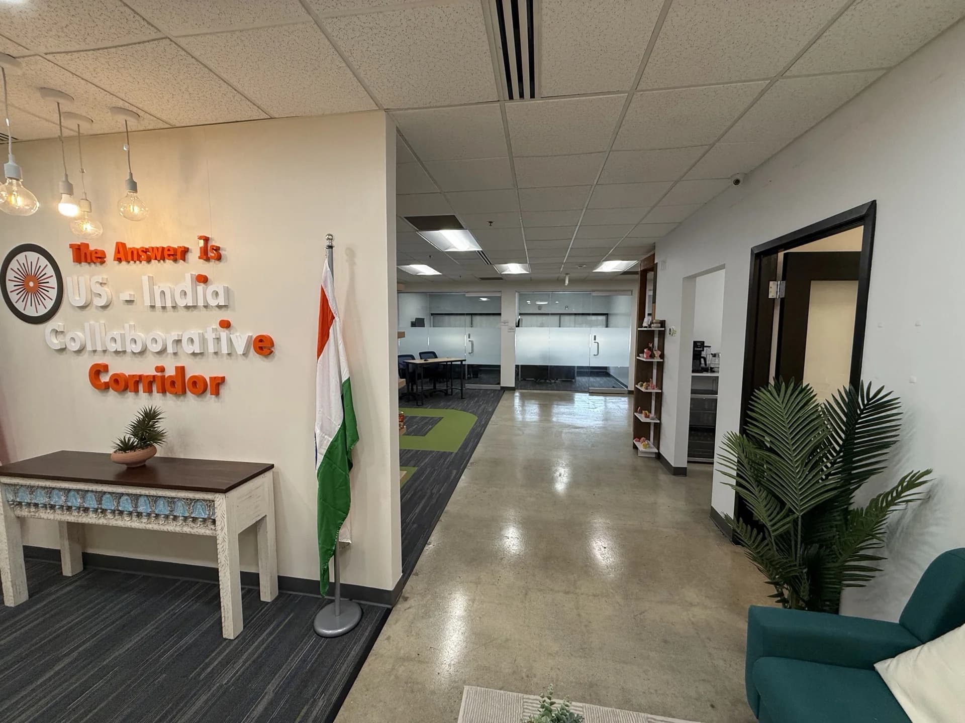 The working corridor at Entry Open in New Jersey