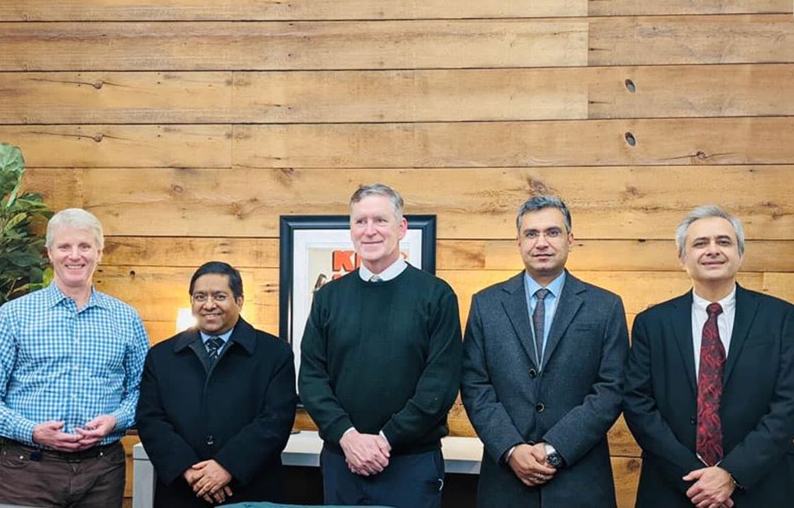 With Randhir Jaiswal and Vermont state officials